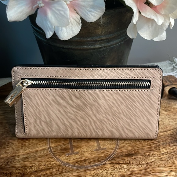 Kate Spade Black and Beige Wallet - Picture 2 of 6